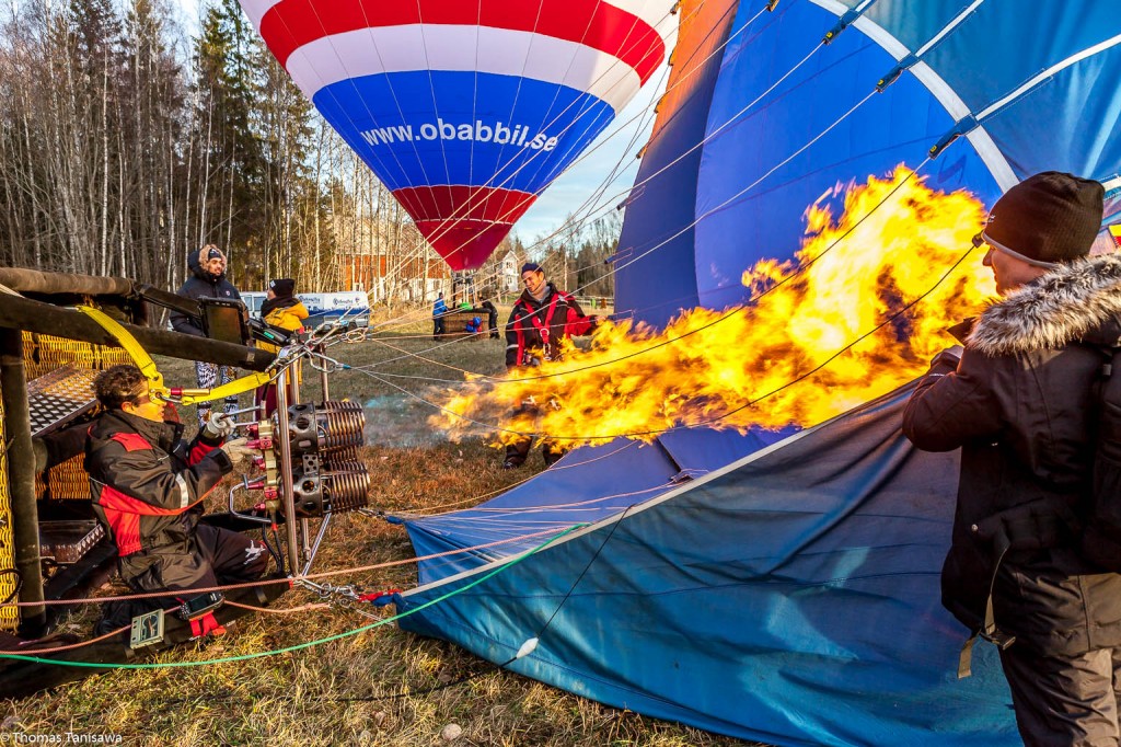 Fire in the balloon
