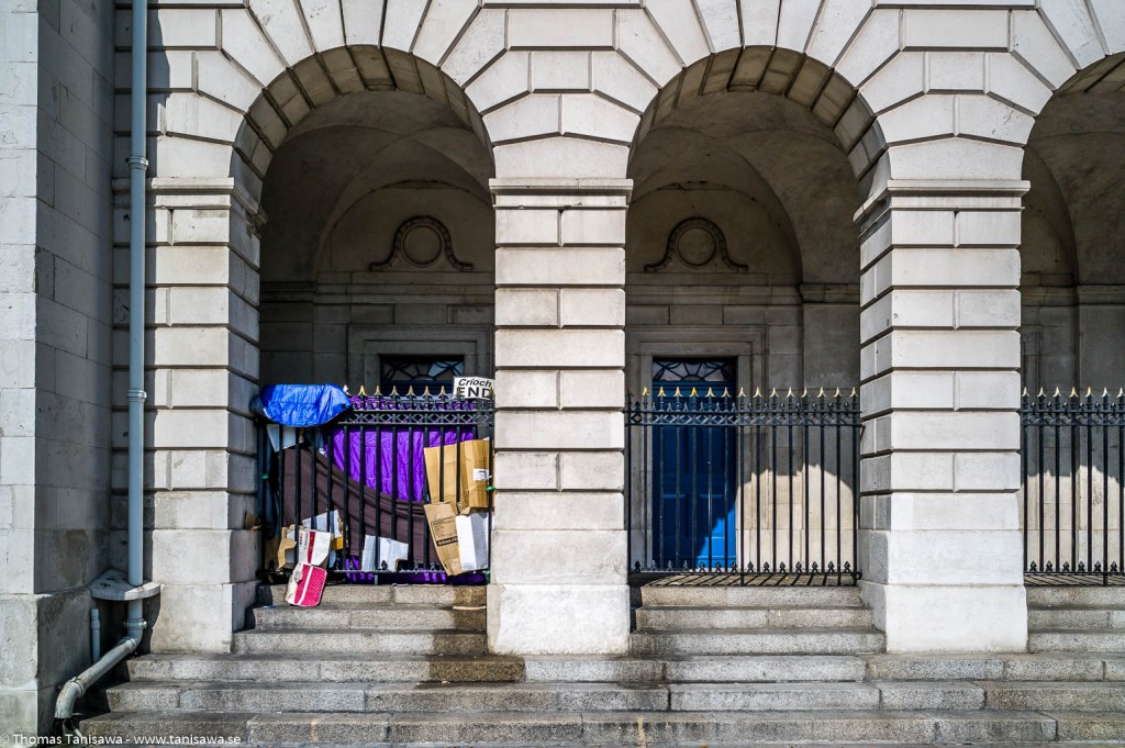 sleeping on the street in dublin