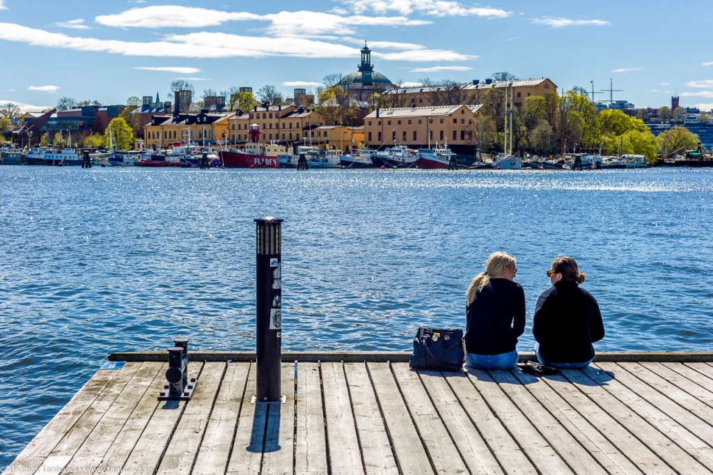 stockholm sunshine by the water