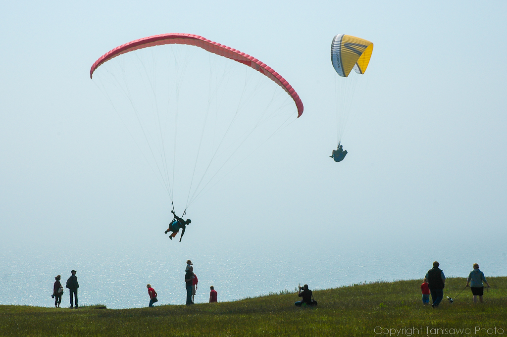 Paragliding at ales stenar